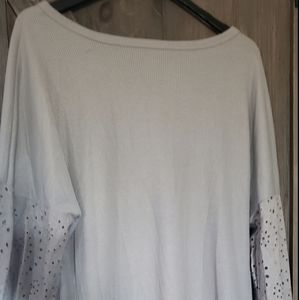 Womens eyelet blouse